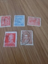 5 ARGENTINE STAMPS