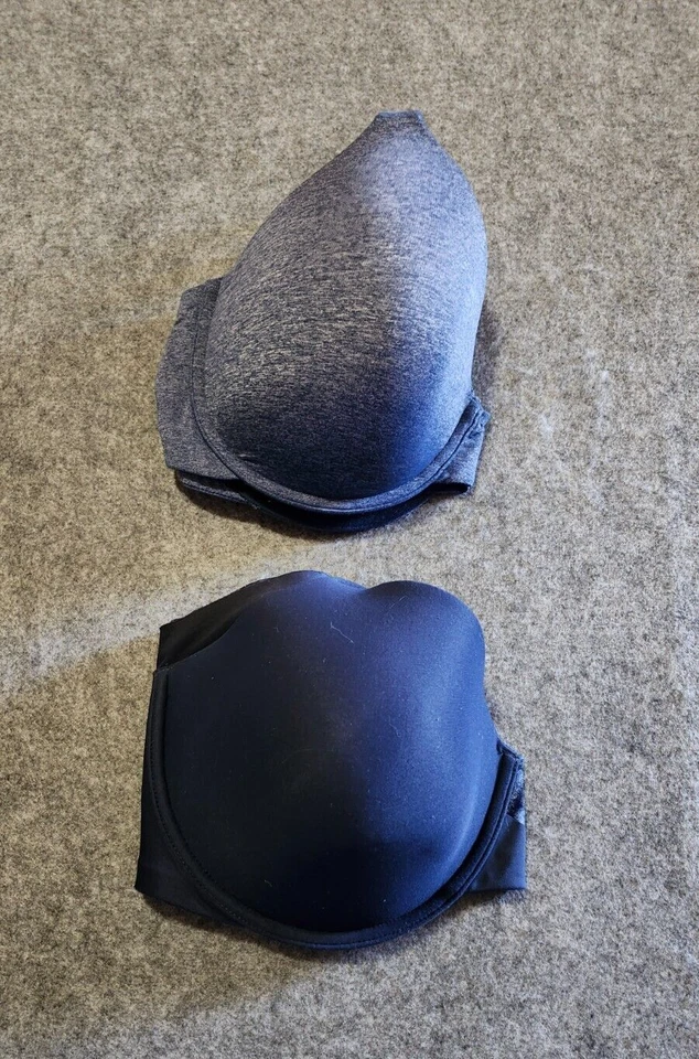 Lote de 2: Sujetador Olga Talla 42D Luxury Lift, Sujetador Ambrielle Talla 42D Ambos Azul Foto 2 de 4