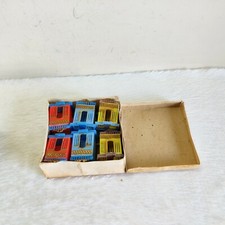 Vintage Plastic Gateway Building Toys 12 Pcs Cardboard Box Decorative TOY105