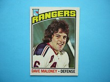 1976/77 O-PEE-CHEE NHL HOCKEY CARD #181 DAVE MALONEY ROOKIE EX/NM SHARP!! OPC