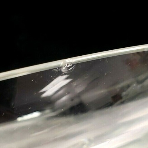 Mid Century Modern Krosno Art Glass Controlled Bubble Pedestal Centerpiece Bowl - Picture 6 of 8