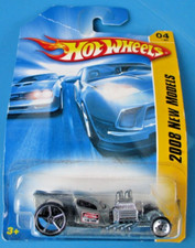 2008 Hot Wheels New Models Ratbomb Pickup Silver #04 of 40 Cars L9919 Rat Rod
