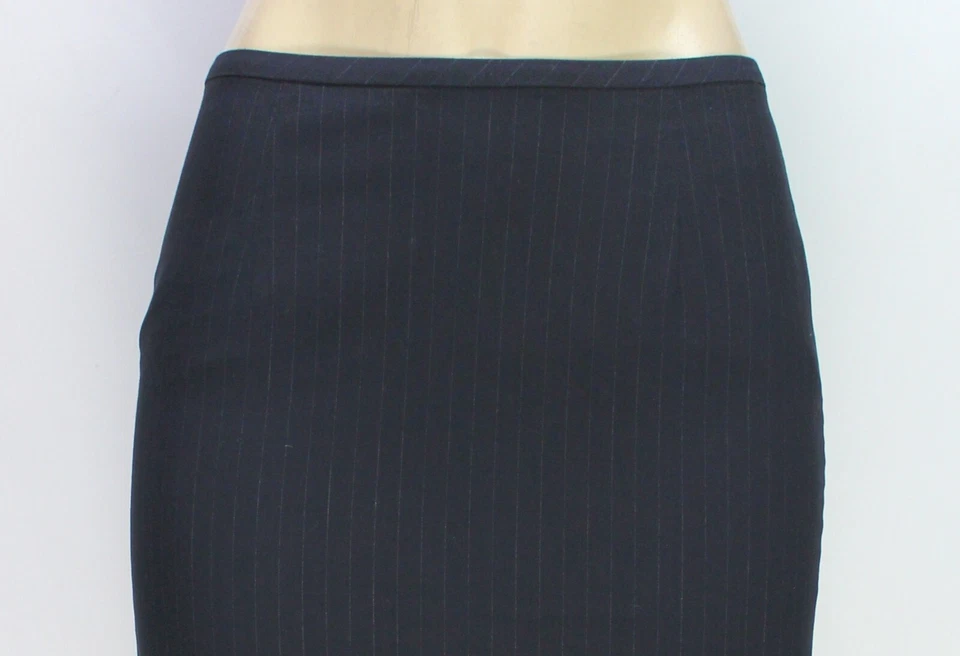 Falda para mujer Calvin Klein rayas forrada negra talla pequeña 4P Foto 3 de 4