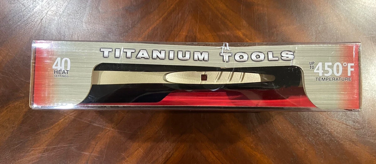 Titanium tools top hair straightener