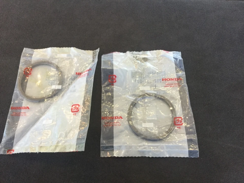 2x Juntas de escape selladas nuevas OEM Honda ACURA parte # 18212-SA7-003 V6 Foto 2 de 2