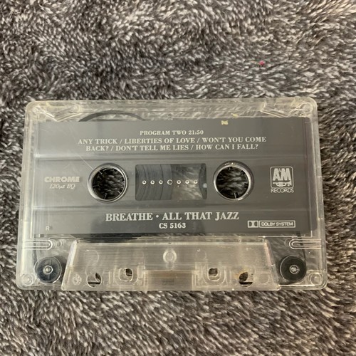BREATHE ALL THAT JAZZ Cassette Tape 1987 Synth-Pop Electronic Rare - Picture 8 of 9