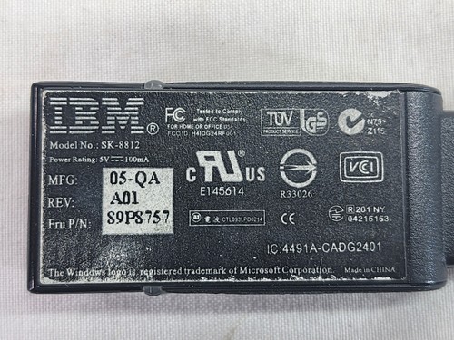 RARE dongle récepteur clavier souris USB sans fil Lenovo IBM SK-8812 (D) (L) 2008 - Photo 6/6