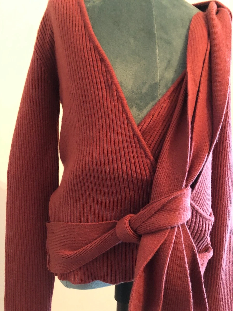 Zara top wrap sweater