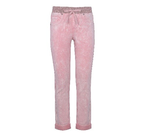 Buffalo David Bitton Youth Girls Pink Knit Pull-On Pants Size 12 - Picture 1 of 4