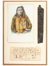Saw Owned & Used by Short Bull - Sitting Bull Follower & Buffalo Bill Performer