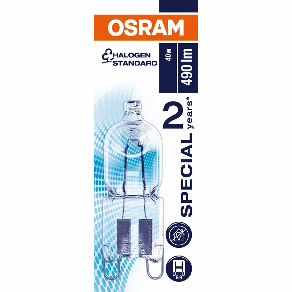 te binden de eerste Stier Osram Halopin 25w G9 Halogen 300° Heat Resistance Oven Capsule Lamp 230v  2700K 4008321703552 | eBay