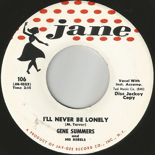 Gene Summers And His Rebels - Twixteen (7", Single, Promo) (Good Plus (G+)) - 31 - Picture 2 of 2