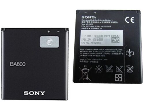 Original Sony Ericsson Ersatzakku BA800 für Xperia S LT26i V LT25i Nozomi HD Neu - Bild 1 von 1