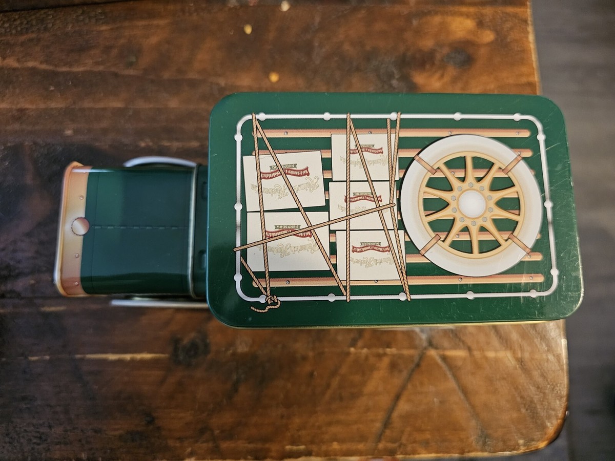 VINTAGE Heinrich Haeberlein of Nurnberg Empty Tin Truck w/ Working