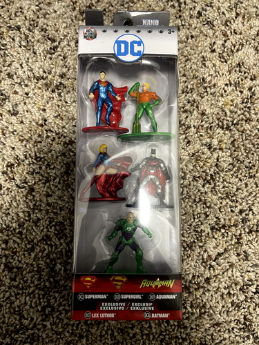 DC Nano Metal Figs Batman Exclusive Set A 1.5” Figures Jada Toys w/aquaman New