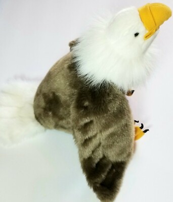 Wild Republic BALD EAGLE Plush 12in CUDDLEKINS 2011 Stuffed Animal Bird Toy Tags