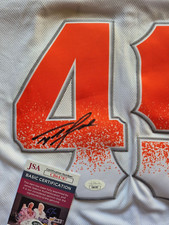 TYLER FITZGERALD Signed Autographed Autograph SF City Connect Auto Jersey JSA