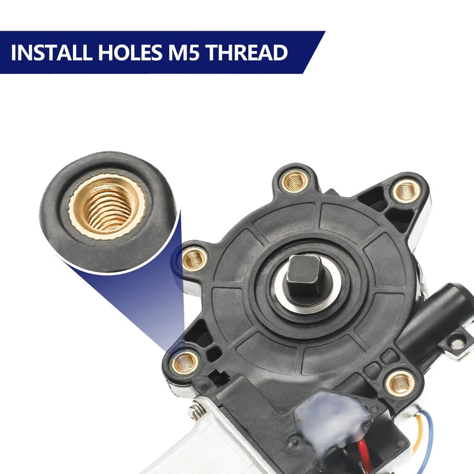 Window Lift Motor For 2002-2006 Nissan Altima Front Left Driver Side with 6 Pins - Image 3 of 4