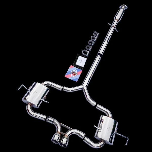 Mini R52/R53 Cooper S Catback Escape 2.5" Rendimiento Deportes Sistema Inoxidable - Imagen 2 de 4