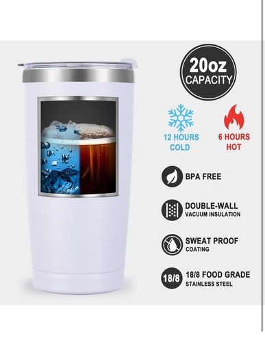 White Tumbler 20 Oz Thank You Gifts for Boss, Coworker, Manager, Office, Etc.. - 第 2/4 張圖片