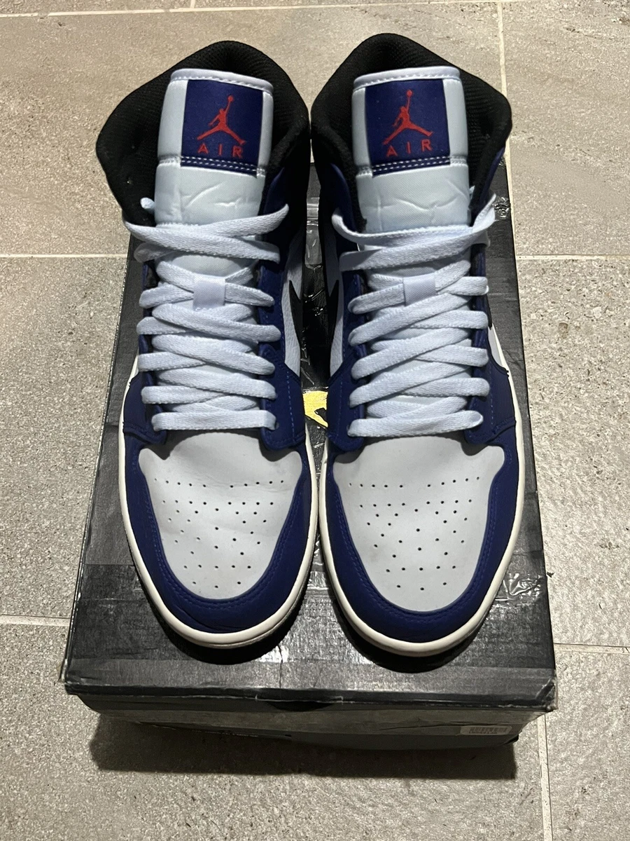 Air jordan 1 mid se deals deep royal blue