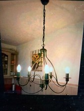 impressionen Lüster Kronleuchter grün Deckenlampe Lampe