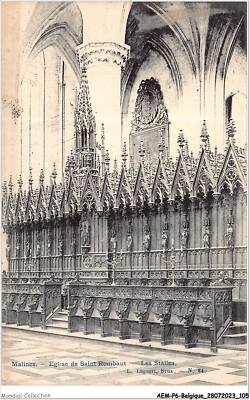 AEMP6-BELGIEN-0524 - MALINES - Kirche Von Sankt Rombaut - Die Chorstühle