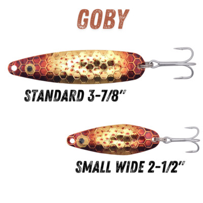 Goby Trolling Flutter Spoon for Fishing and Targets SALMON TROUT WALLEYE