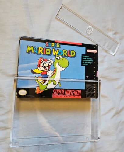 Super Mario World (SNES, 1991) Super Nintendo Complete In Box CIB - Picture 1 of 24