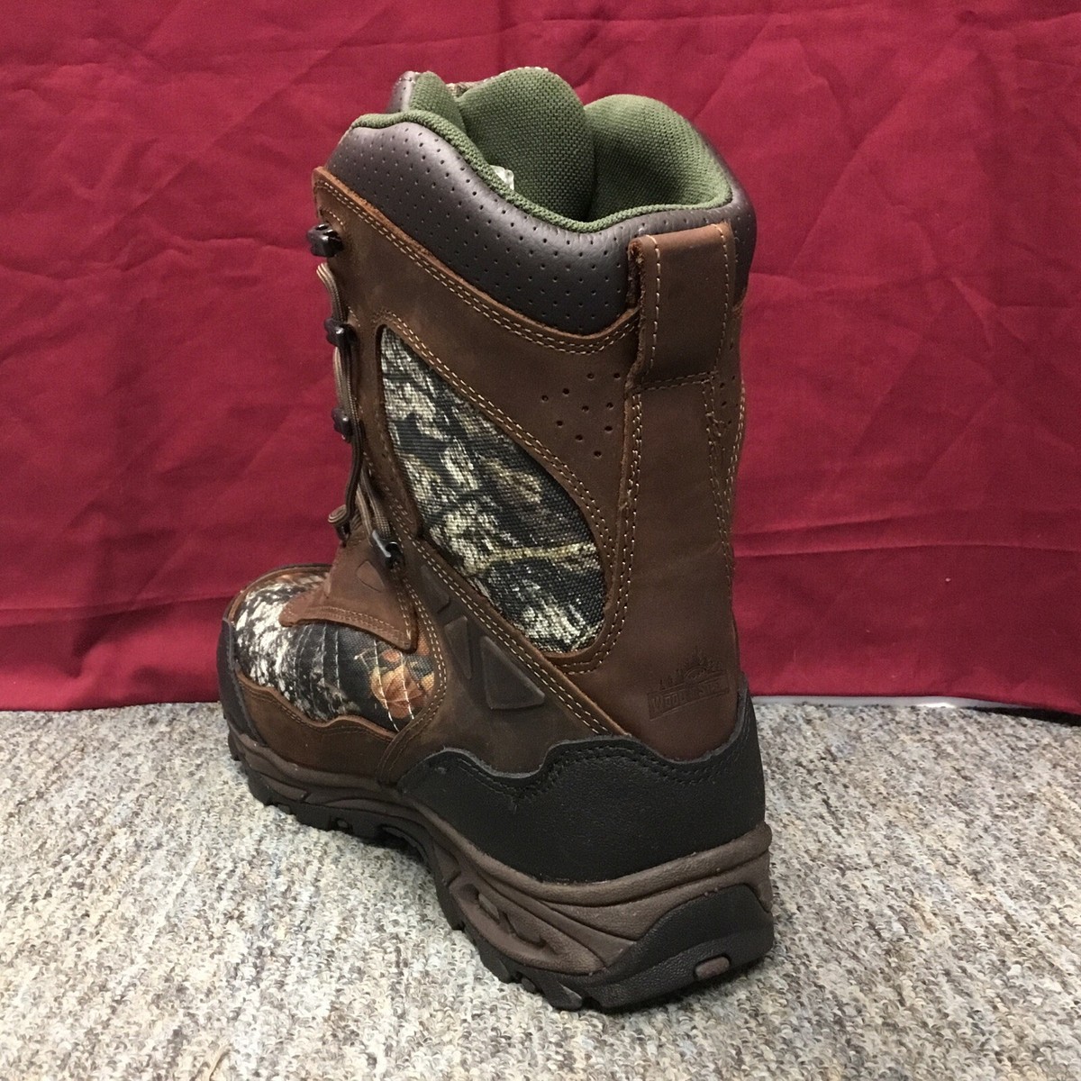 WOOD N\' STREAM MANIAC MENS SIZE 8M WATERPROOF CAMO HUNTING‎ BOOTS Wood N main image 2
