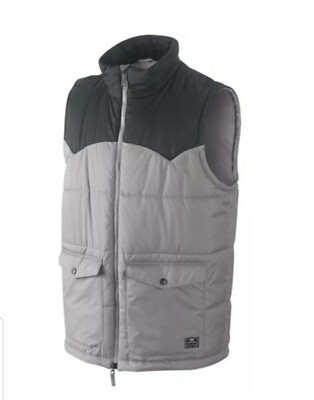 Nike Padded Gilet 550 Fill Down Body warmer (Grey) Sz L 479596 678 UK