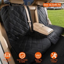 Dog Car Seat Cover Pet Car Pet Rear Protector Mat Waterproof Pet Back Seat Cover