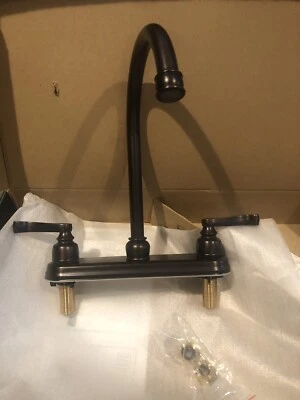 Huntington Brass Kitchen Faucet 8" Center . Venitian Bronze