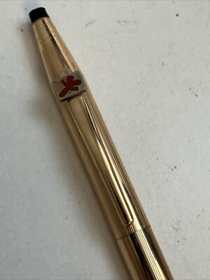 A T Cross 14K Gold Filled Mechanical Pencil Adam s Mark Hotel Logo