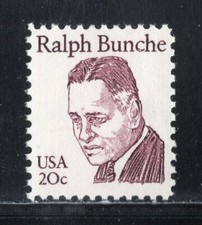 1860 * RALPH BUNCHE * U.S. Postage Stamp  MNH