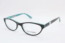 CORINNE McCORMACK Riverside eyeglasses Frame Brown Tortois Teal 52mm Cat Eye
