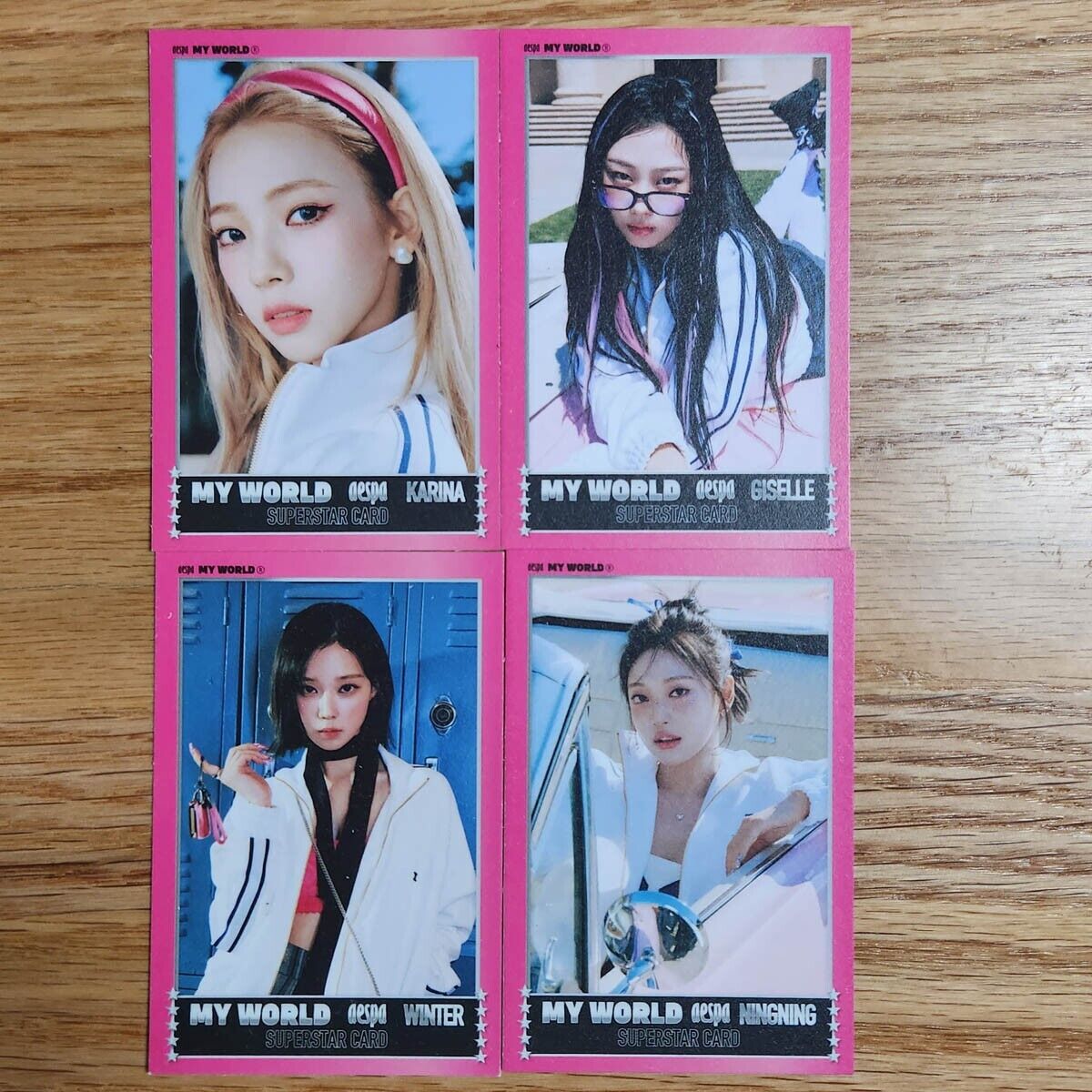 Trading Card Set Official Photocard Aespa 3rd Mini Album My Trading Card Set Official Photocard Aespa 3rd Mini Album My
