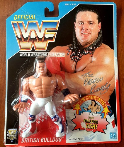 British Bulldog WWF Hasbro MOC...