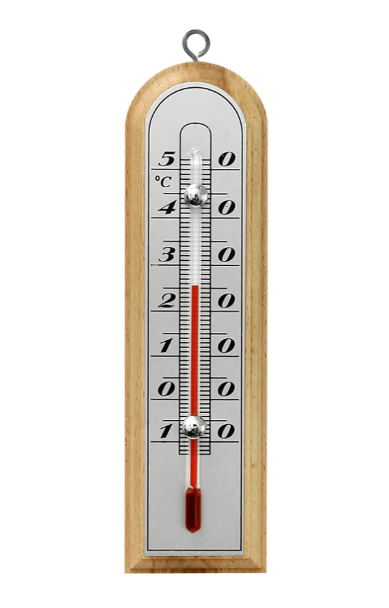 Zimmerthermometer Thermometer Holz Außenthermometer Analog Innen