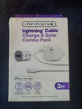 3 ft iphone charger  CABLE SYNC INFITIVE