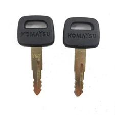 For Komatsu 787 Ignition Key for Excavator Dozer Loader Heavy Equipment Keys 2X