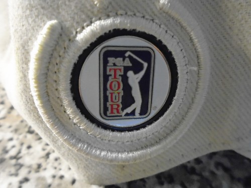 NEW PGA TOUR PEAK CAPS/FREE BALL MARKER - ONE SIZE FITS ALL - 1 NAVY/1 BEIGE - Picture 5 of 8