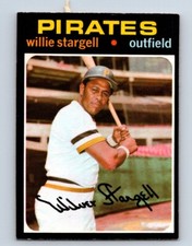 VINTAGE BASEBALL CARD OPC 1971 PITTSBURGH PIRATES WILLIE STARGELL  NO12