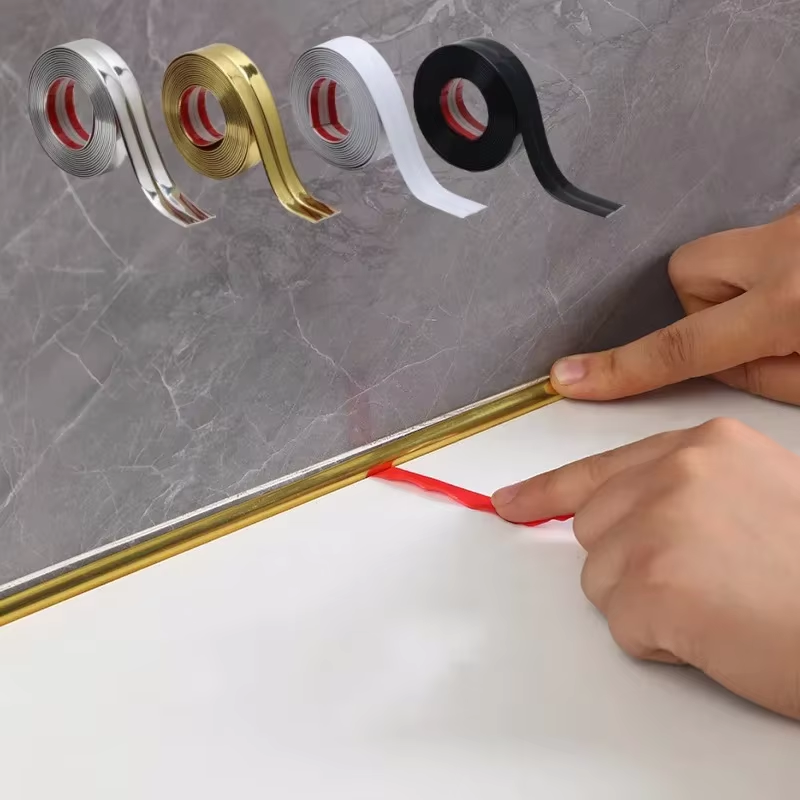 8M/10M Self Adhesive Wall Corner Decor Strip Molding Trim Furniture Wall Edge Pr