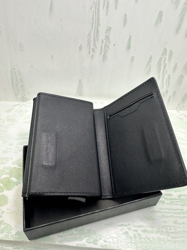 Cartera para Hombres - Cartera Minimalista Portatarjetas de Crédito - Inteligente, Bloqueo RFID, Delgada, F - Imagen 2 de 7