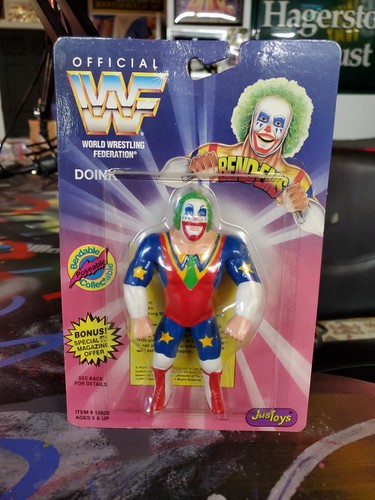 WWF WWE Bend Ems Doink JusToys TitanSports 1994 Fi...