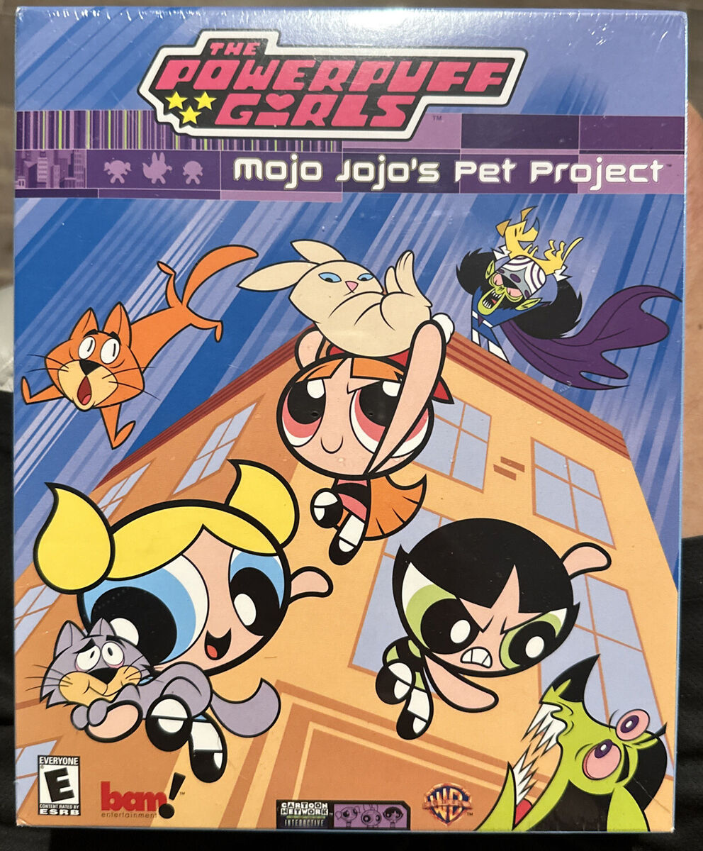 The Powerpuff Girls Mojo Jojo's Pet Project CD ROM Game 2001 E05