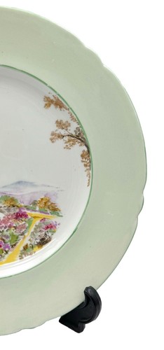 Shelley Rare Cabinet Plate "Heather 13419" - Made in England 1949. - Picture 6 of 10