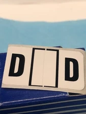 DENTIST OFFICE~ D Code file folder labels in box -500 labels per box