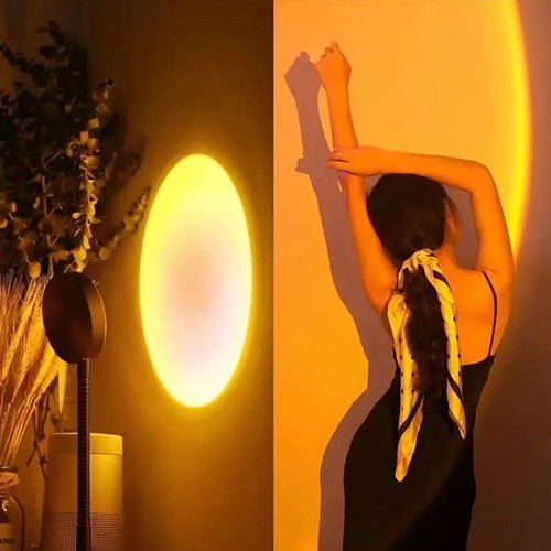 Led USB Sunset Lamp Projector Home Decor Night Light Portable Mood Light Neon